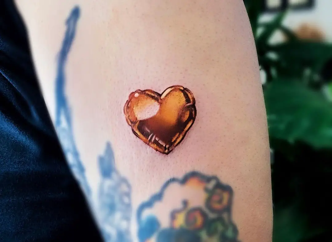 heart balloon tattoo by do.artink