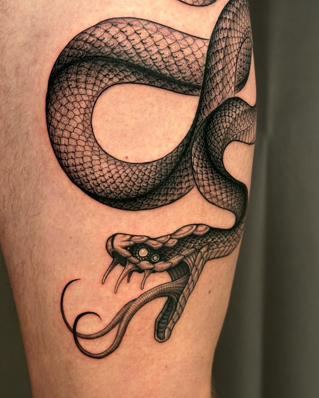 small snake tattoo ideas by