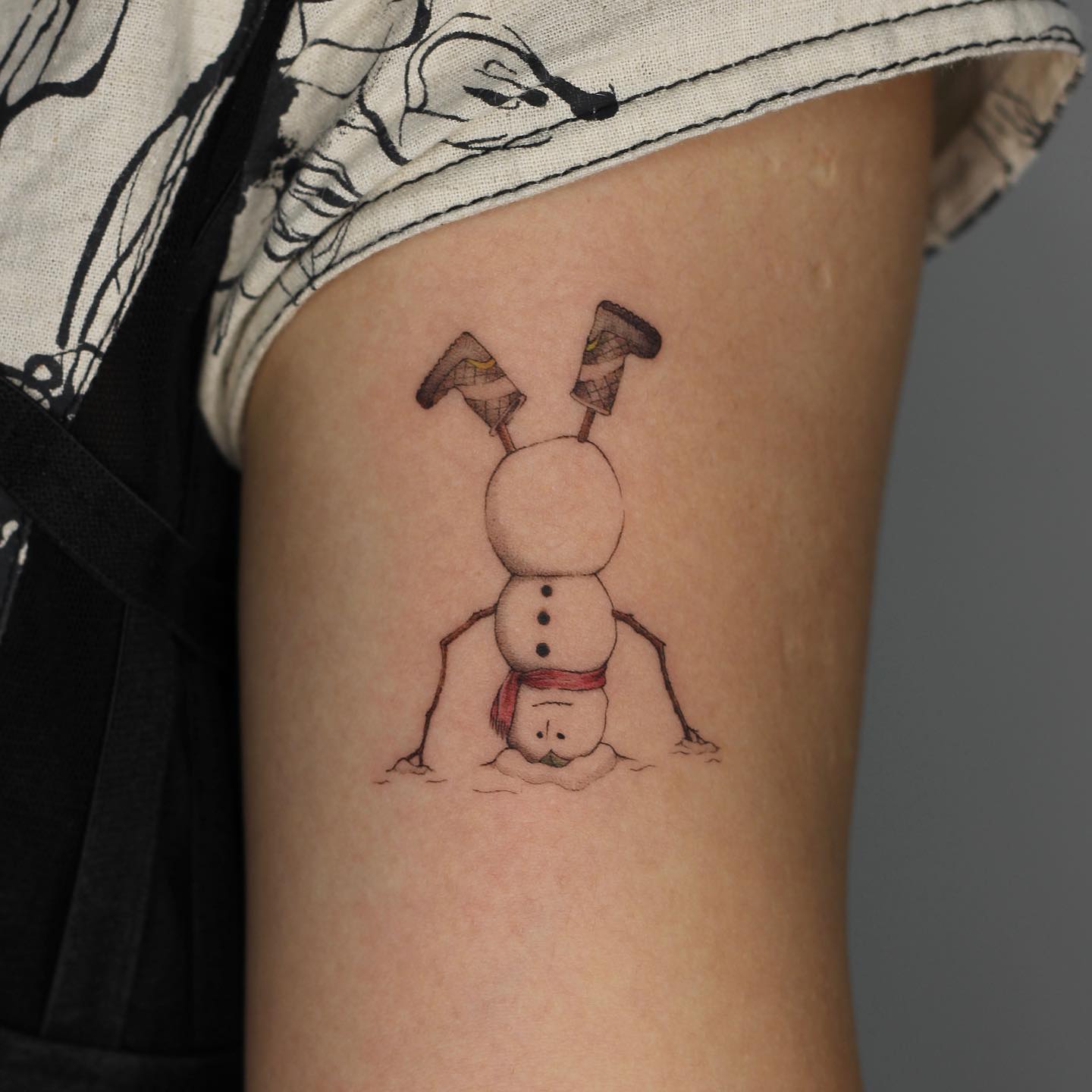 snowman tattoos by pono tattoo