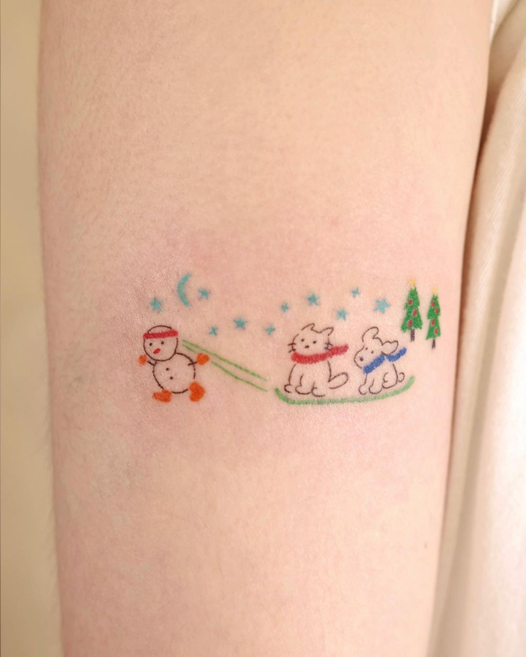 snowman tattoos by yeguclub