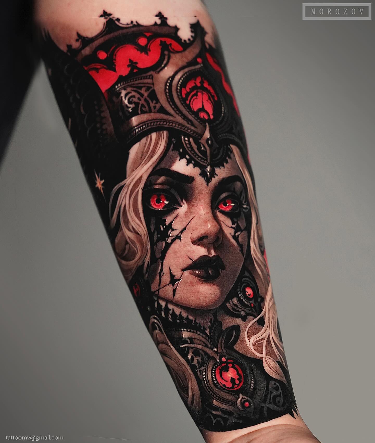 3D tattoo on forearm by mvtattoo