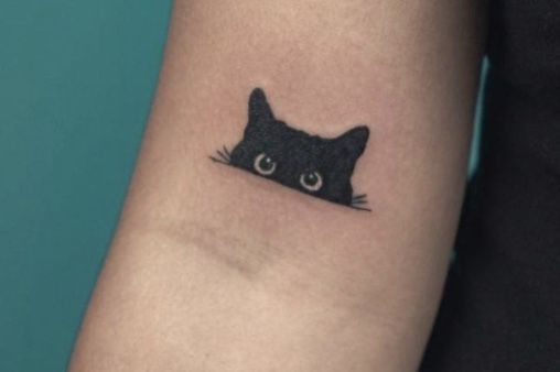 Cat tatto for men