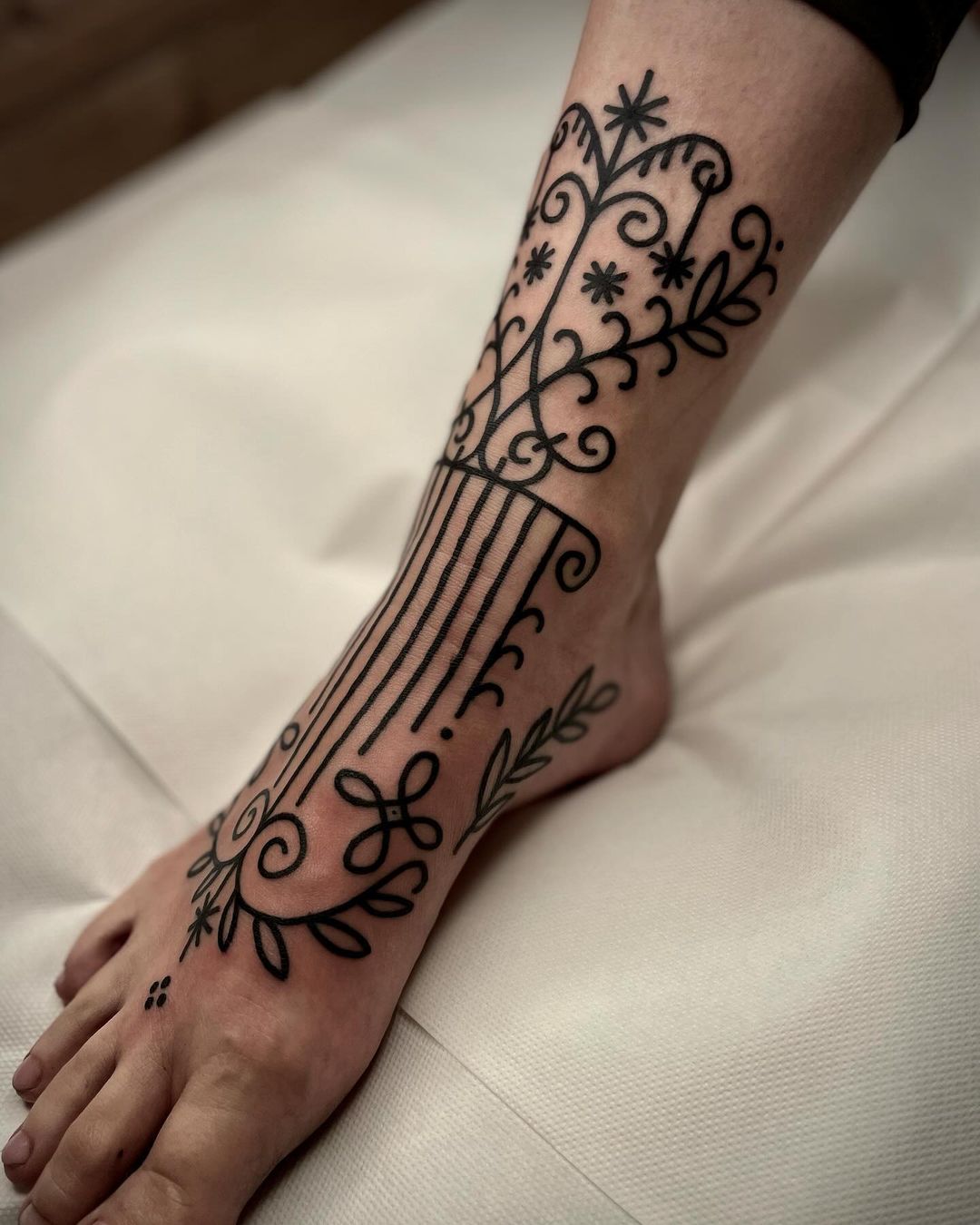 Cute foot tattoos by susannmarleen