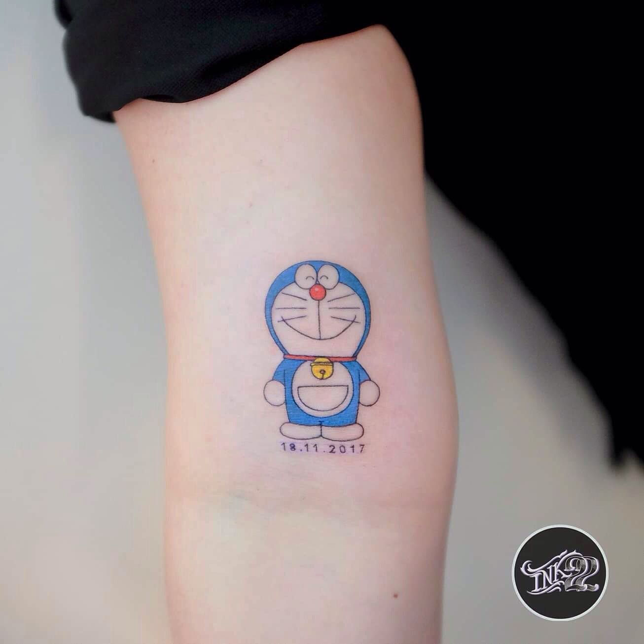 Doraemon deisgns for women by ink22.tattoo