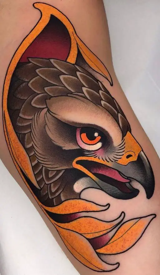 Neo traditional eagle tattoo designs
