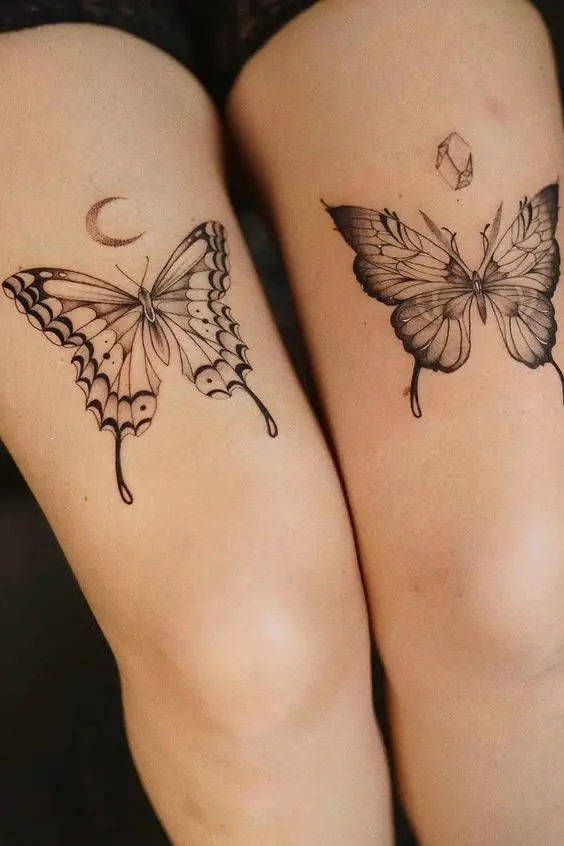 butterfly thigh design