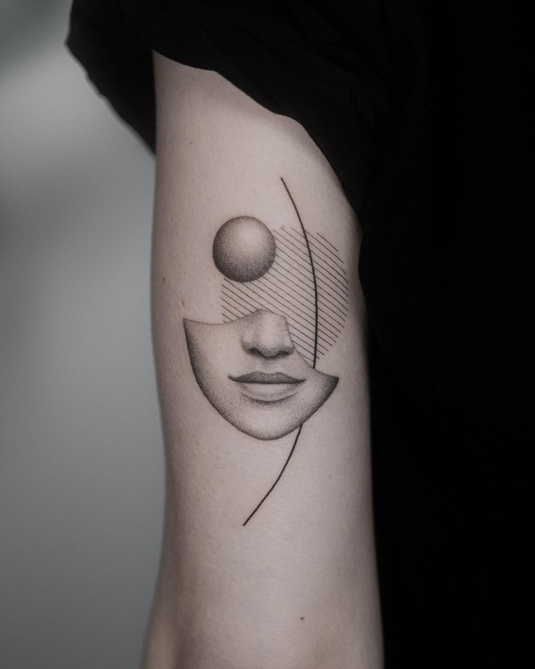 fineline abstract tattoos by fifne