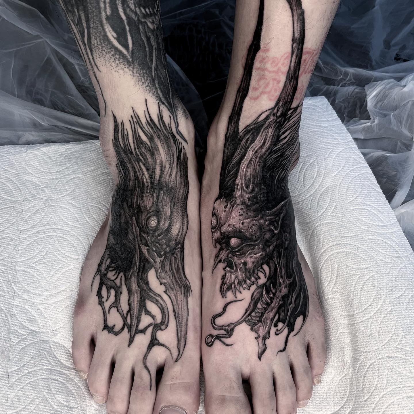 foot tattoo designs by heukdo
