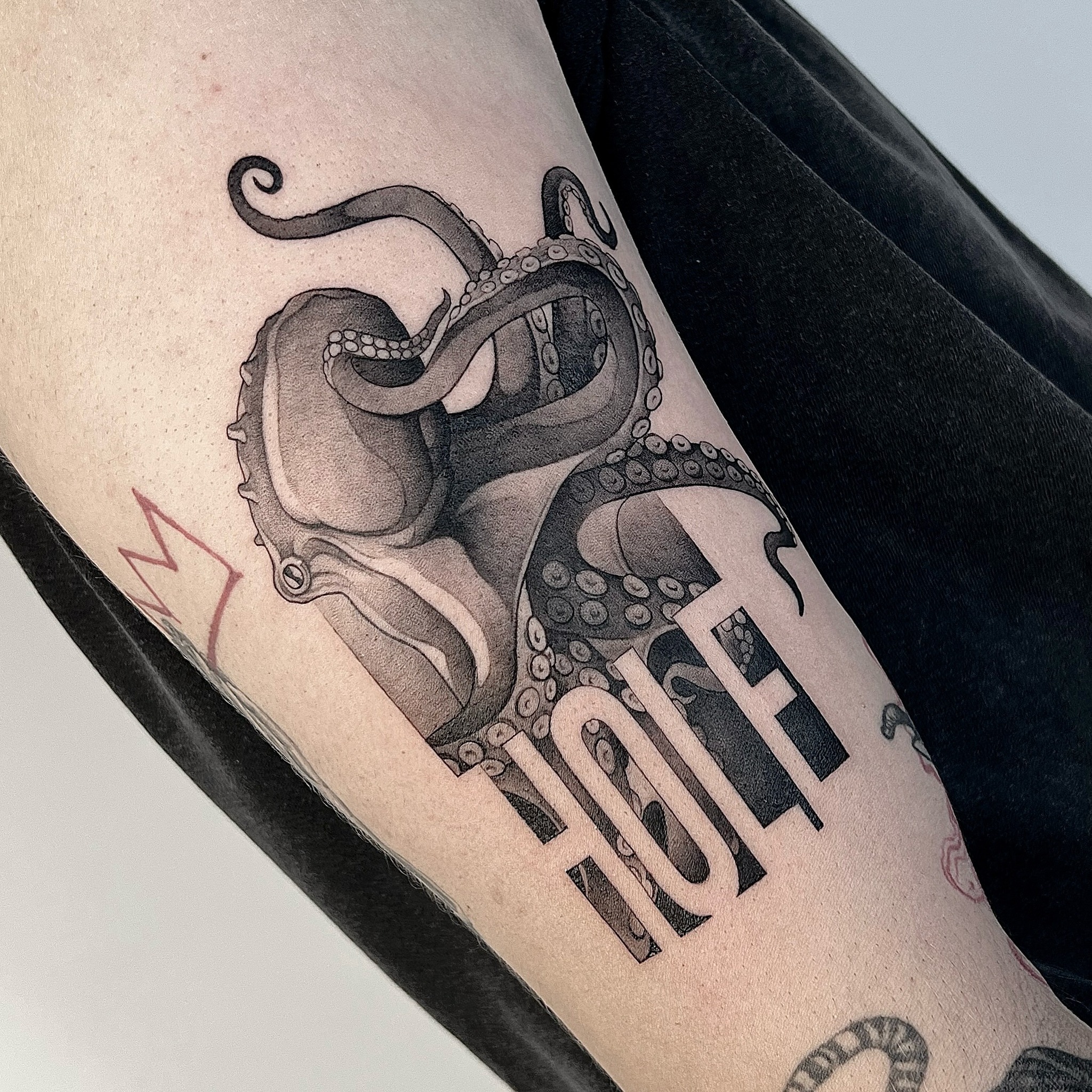 octopus tattoos by inktotalart