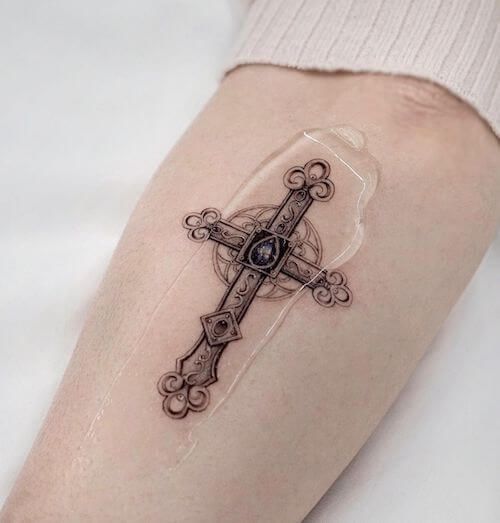 Cross tattoo ideas for women