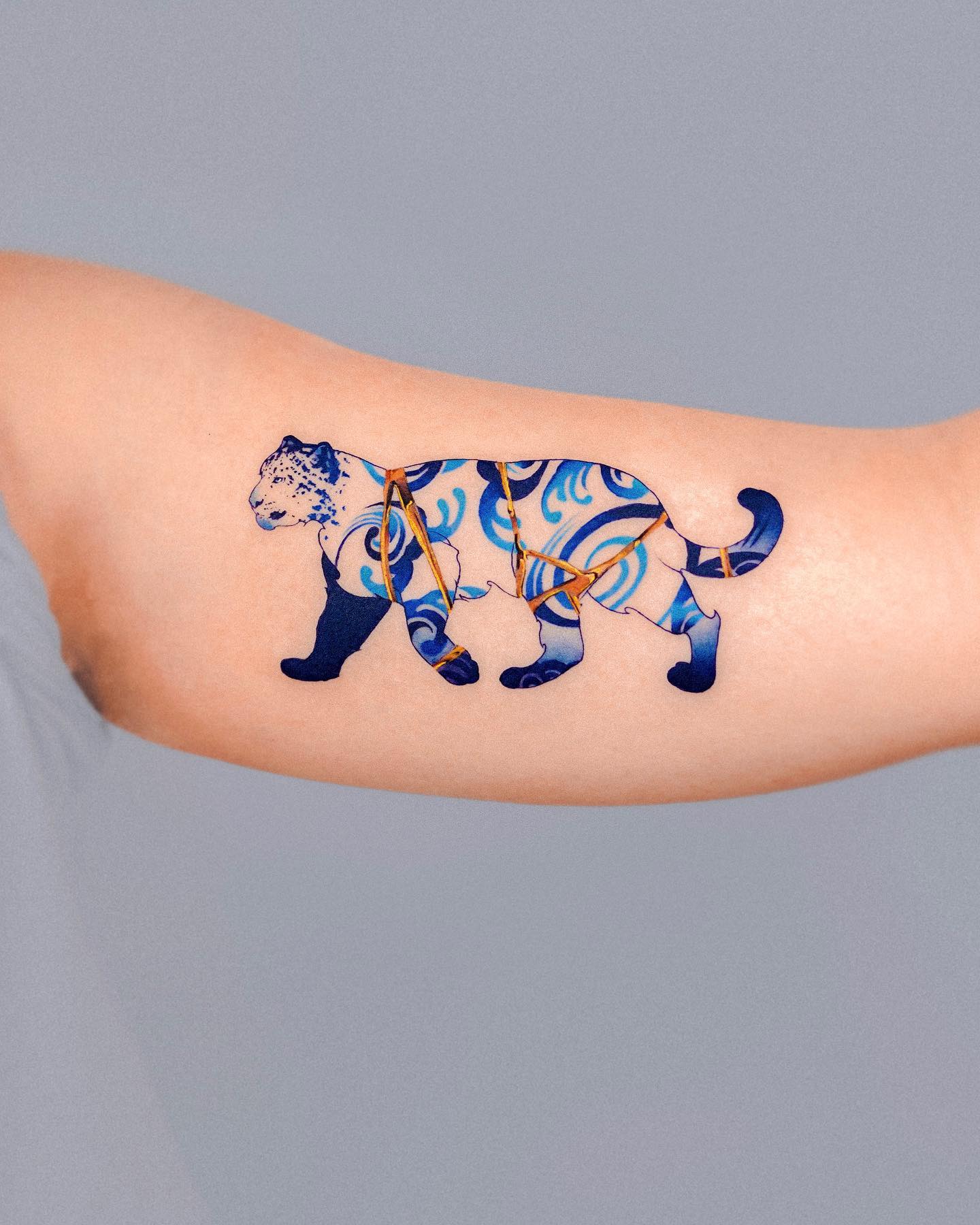 Cute leopard design by e.nal .tattoo