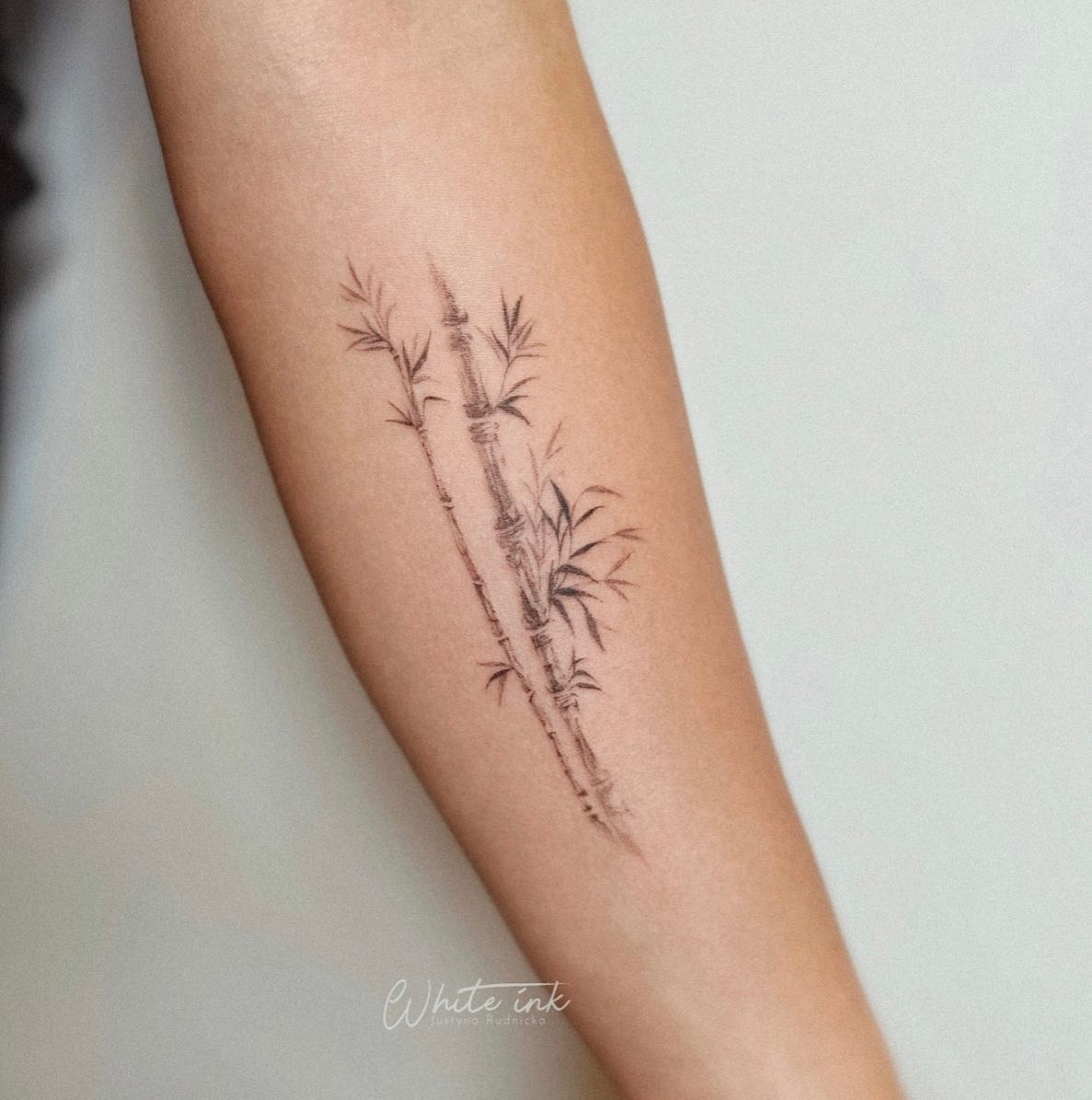 cute bamboo tattoo by whiteink.jr