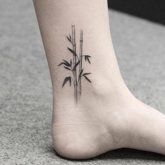 small bamboo tattoo