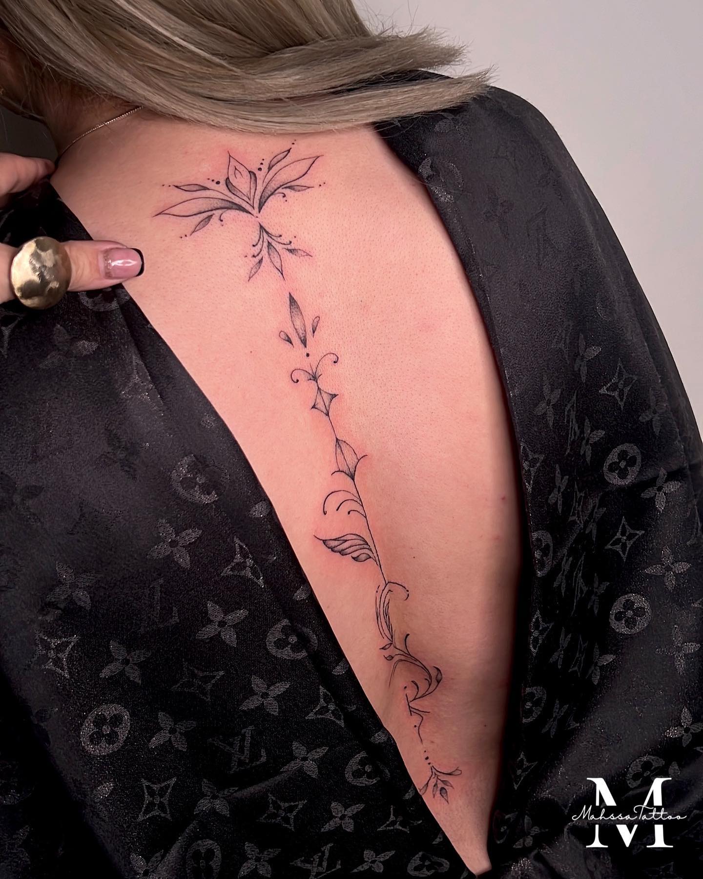 spine tattoo ideas by mahssatattoo