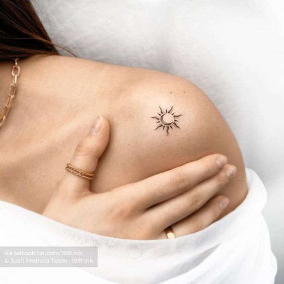 sun and moon tattoos 1