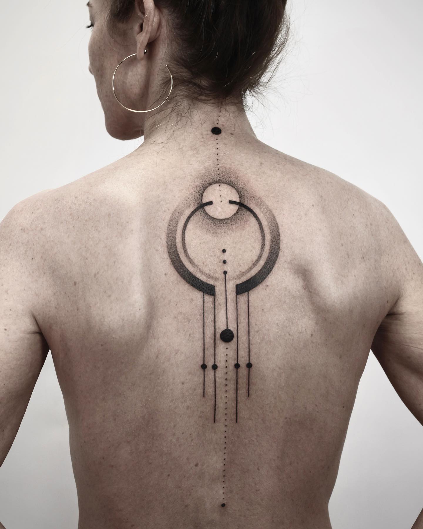 unique spine tattoo by elenora.cercato