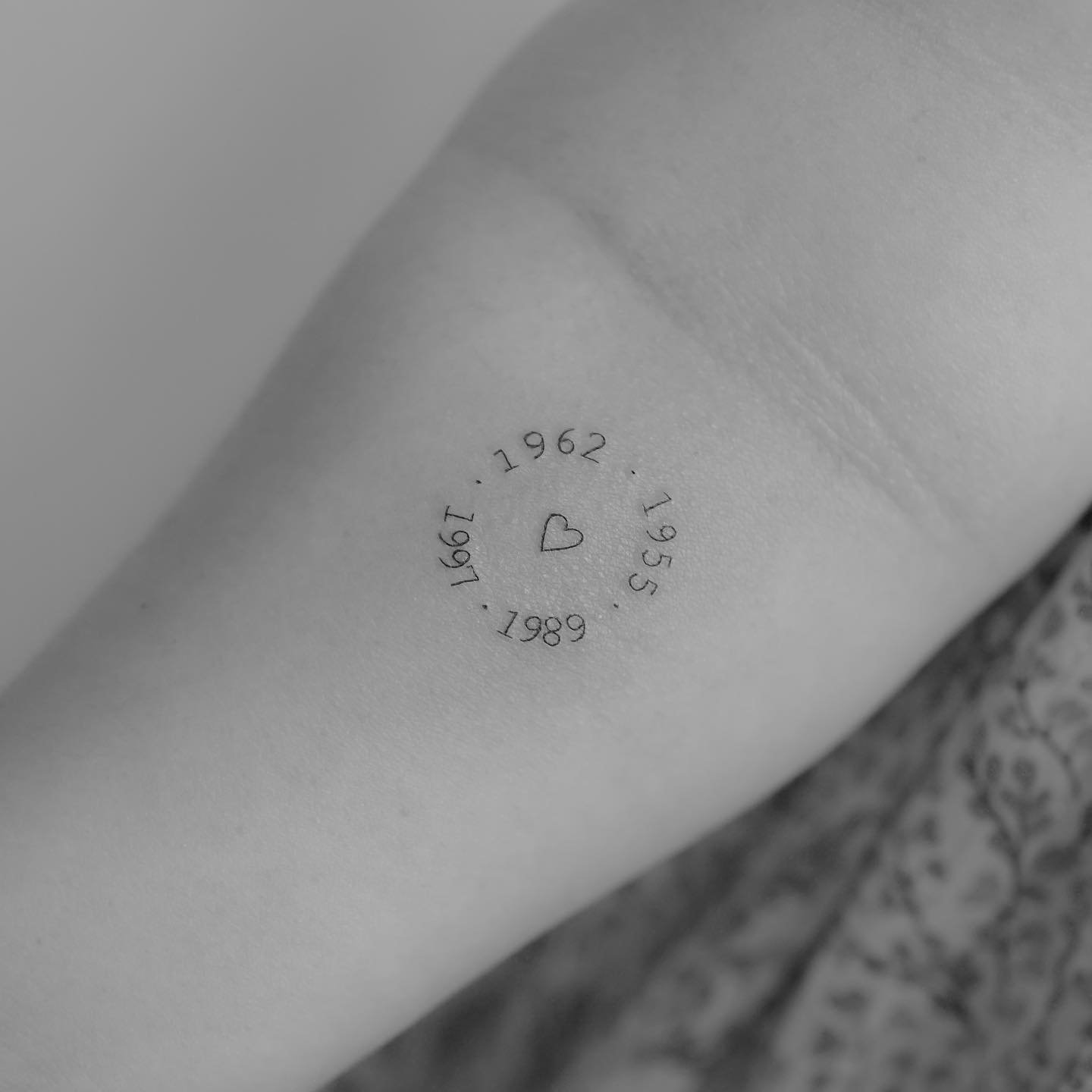 Cute date tattoo iudeas by jmudrowska.tattoo