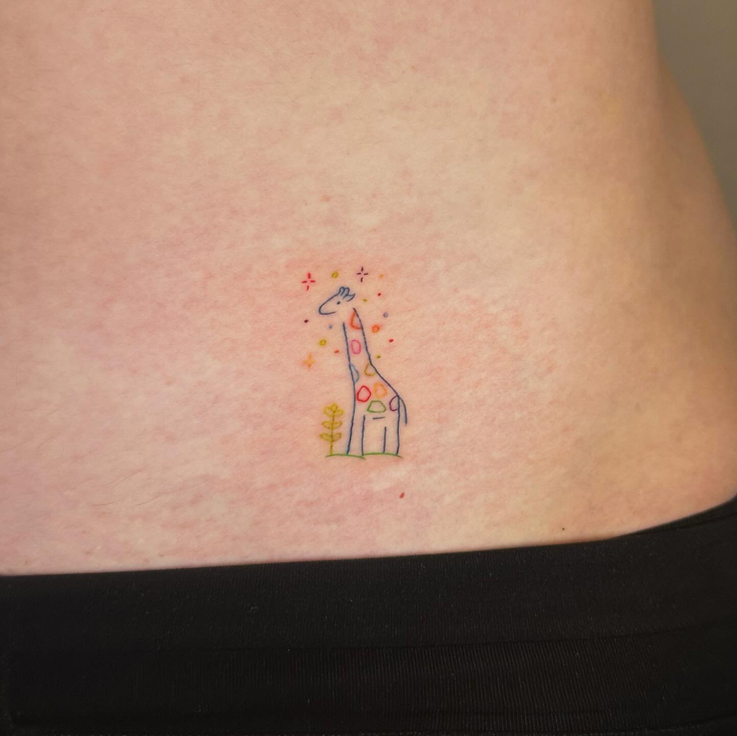 Cute minimal watercolor tattoos by erenkozan