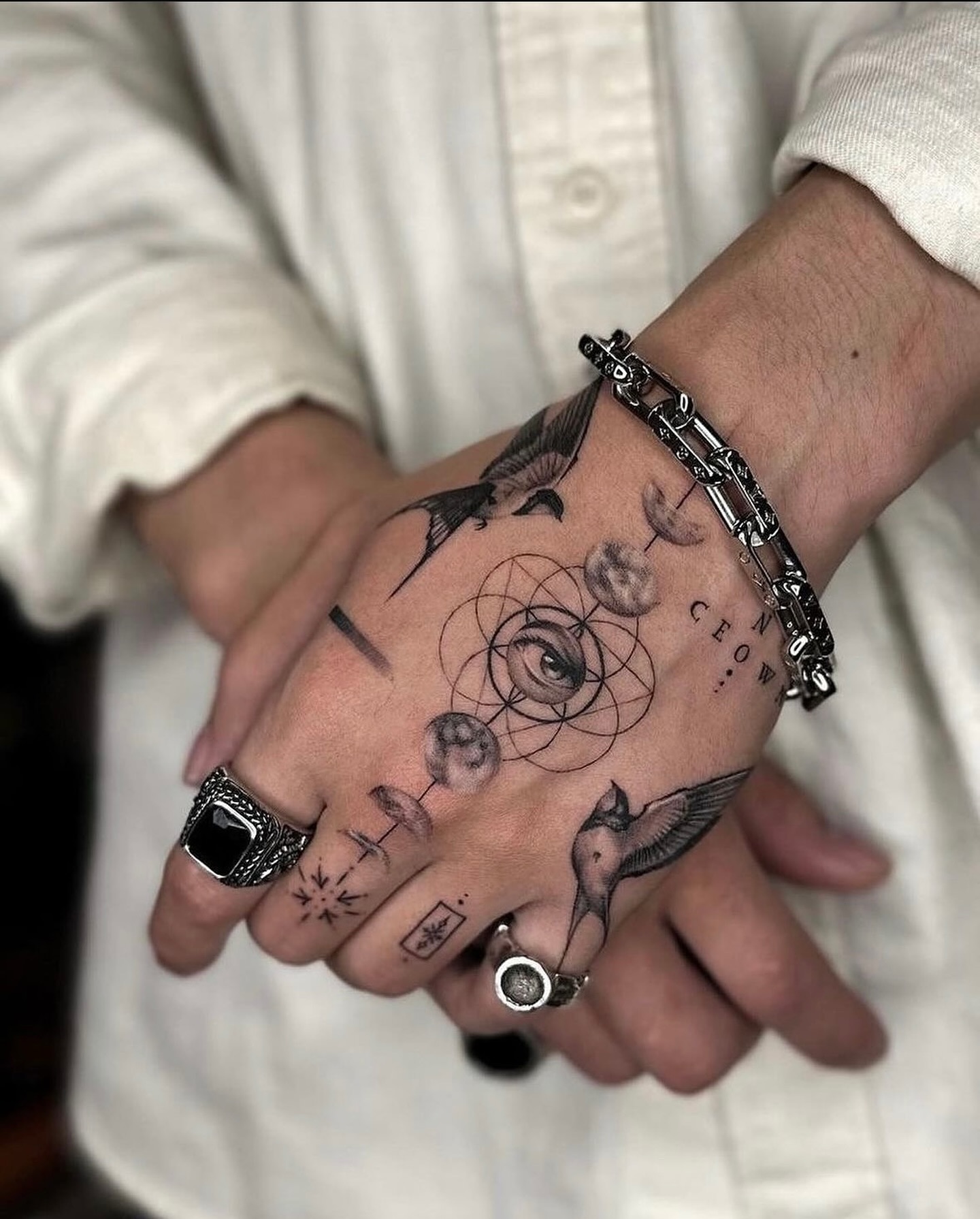 Hand tattoo design by roszie ink