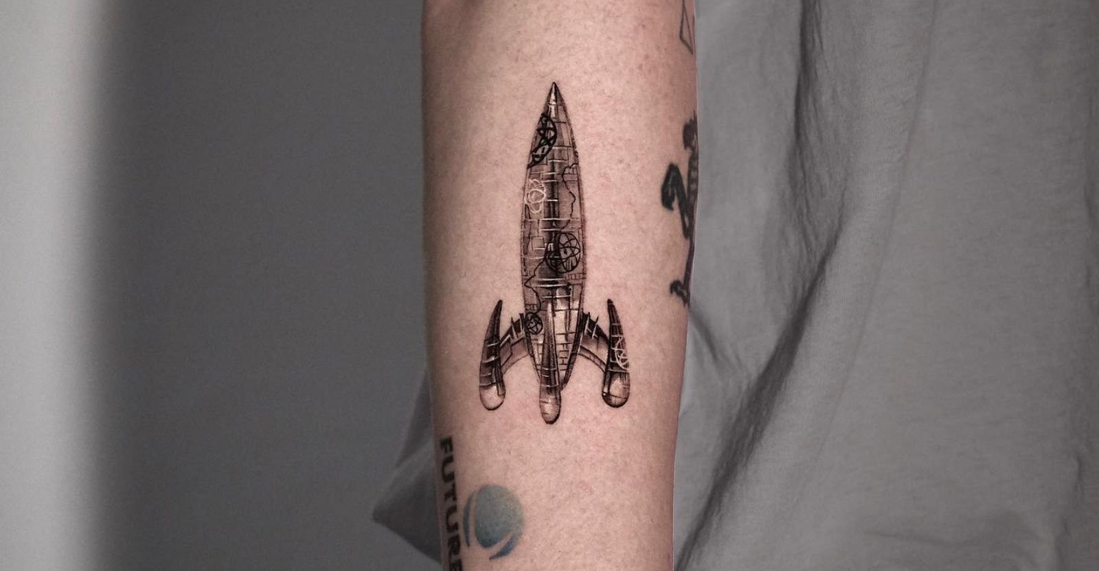 Rocket tattoo design ideas