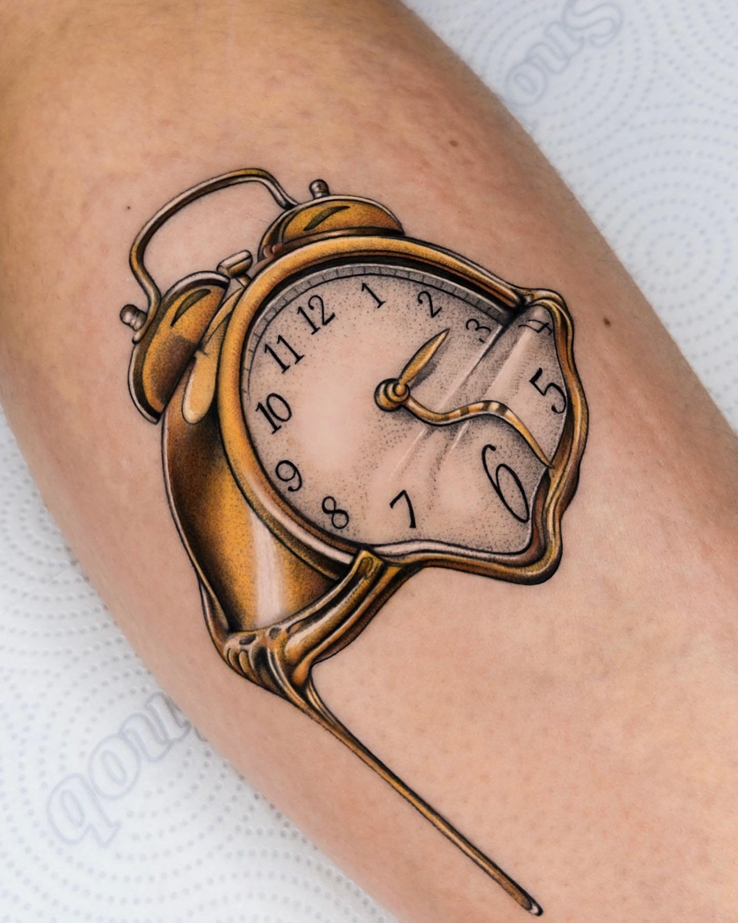 Small clock tattoo ideas by pedroleocorny