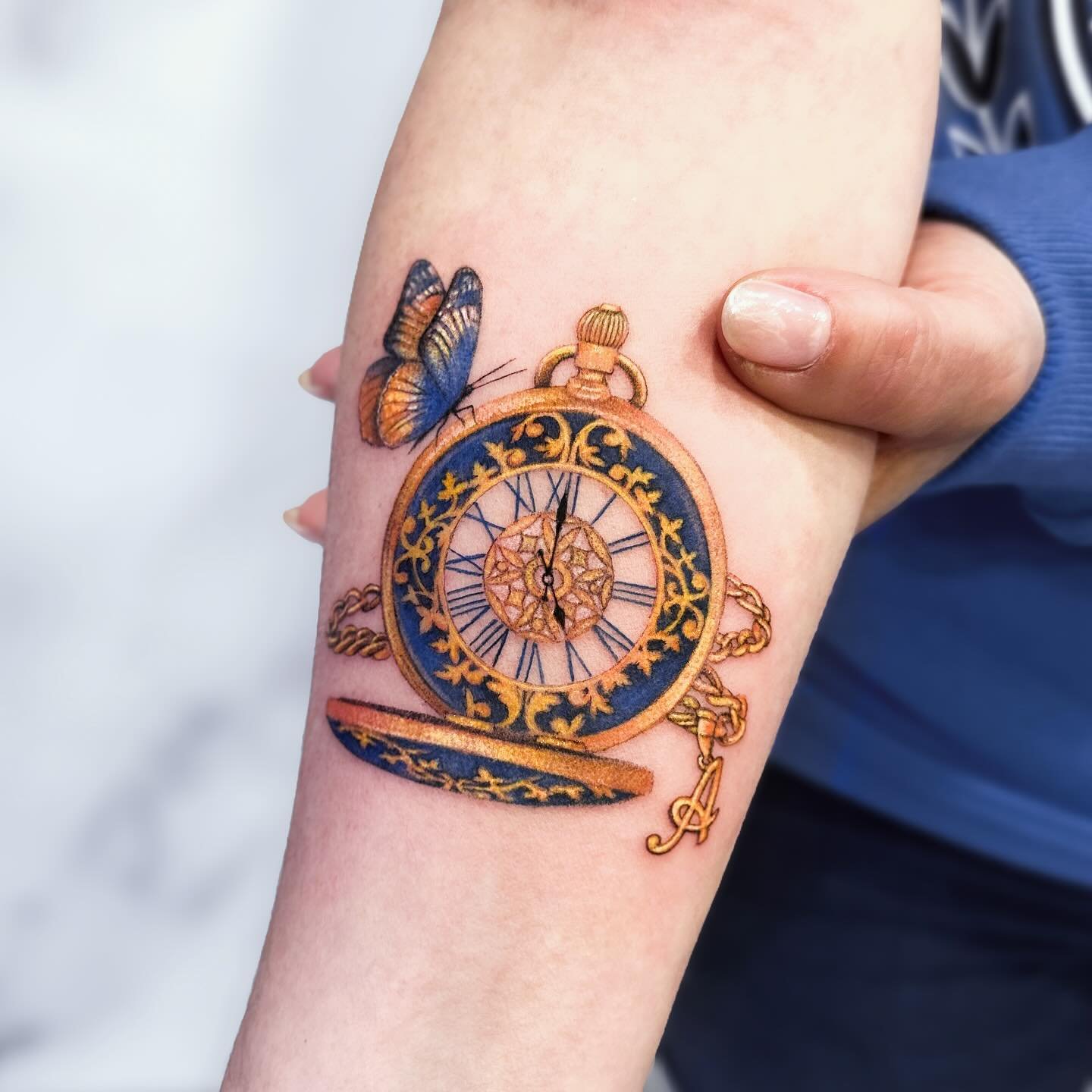 Small clock tattoo ideas by yleniaattard