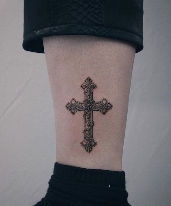 detailed cross design