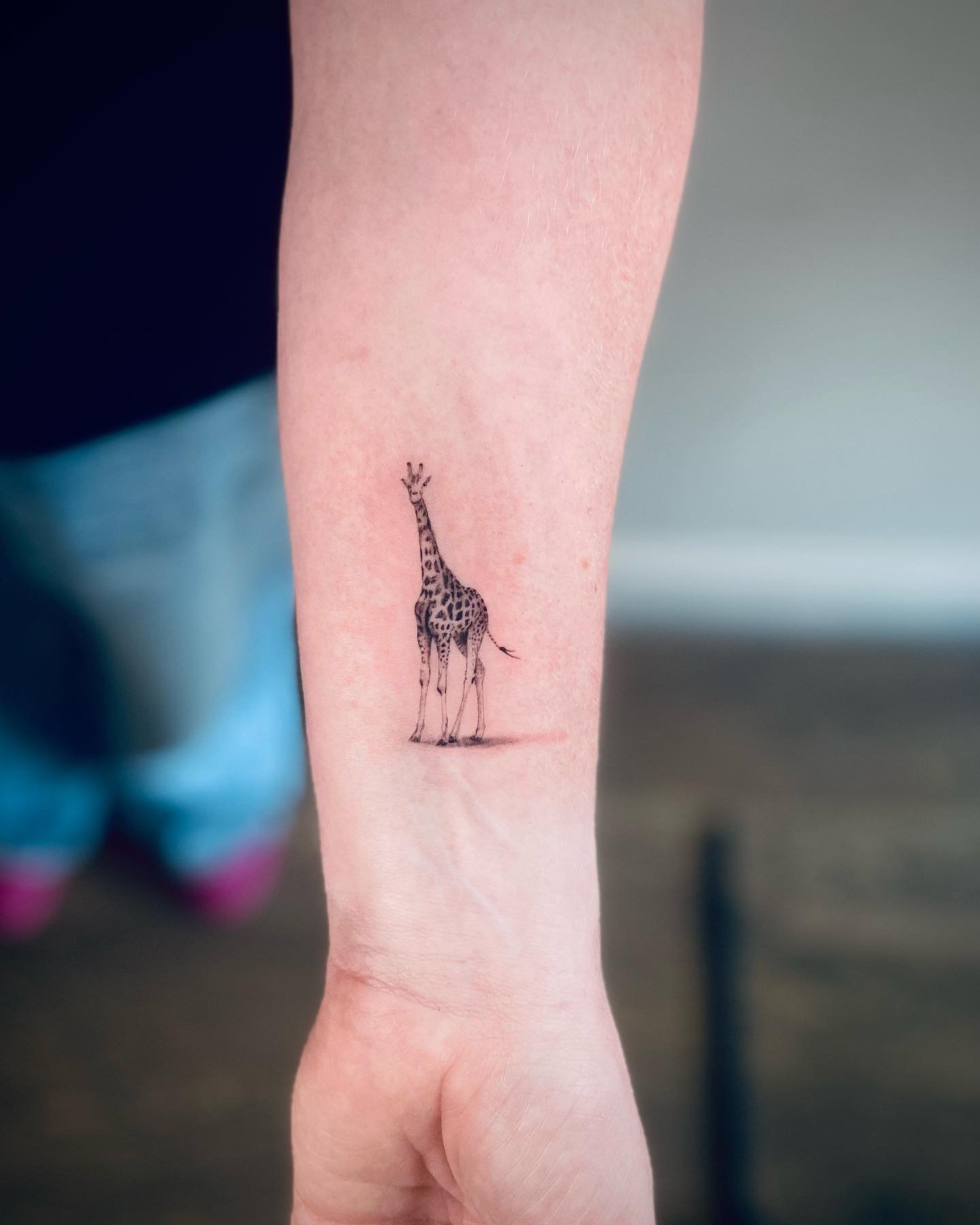 giraffe tattoos for women by lenkainkart