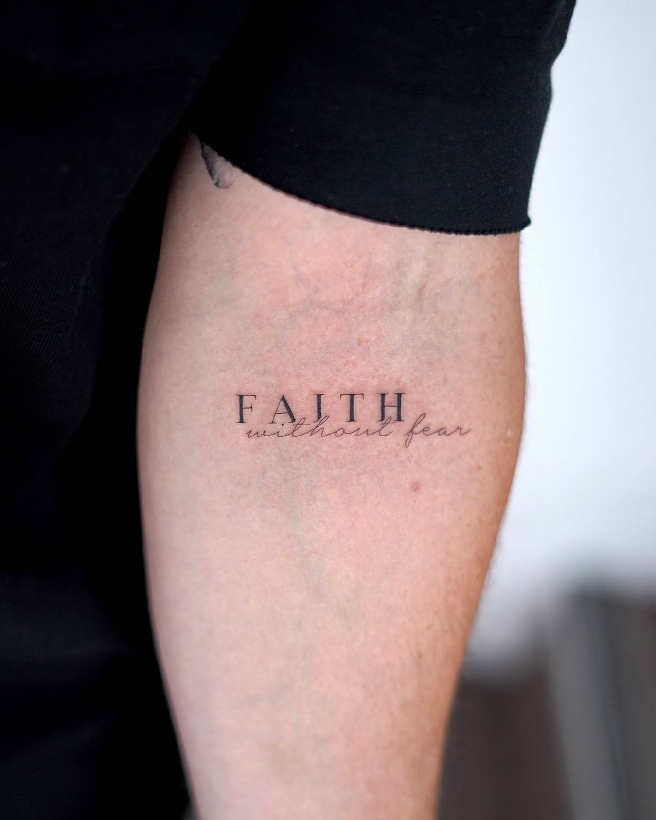 simple font tattoos by ee ink