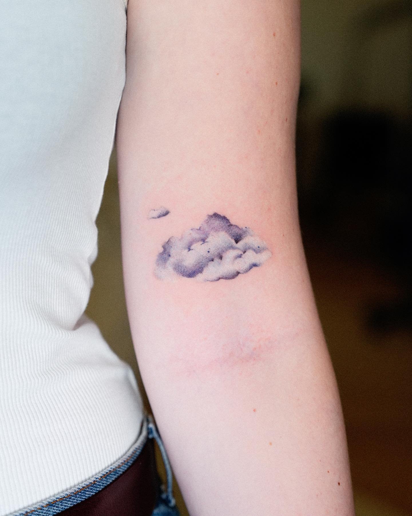 simple watercolor tattoo ideas by veroni.ink