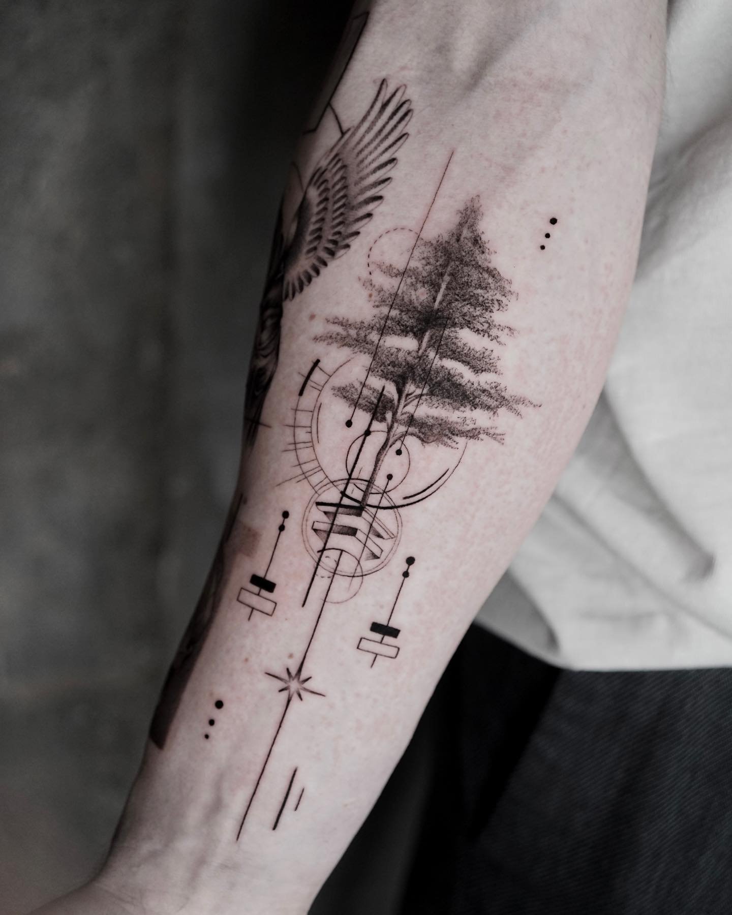 tree tattoo by