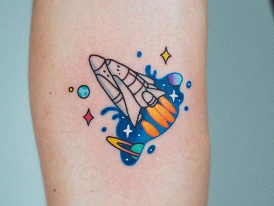 Colorful tattoos