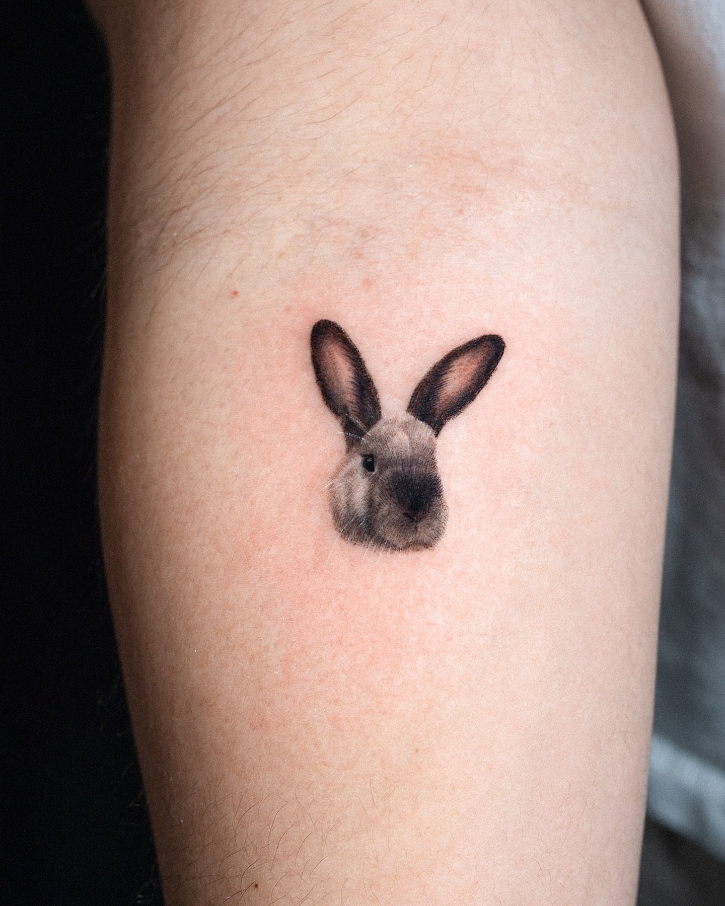 Minimalistic rabbit tattoos by dimkymn