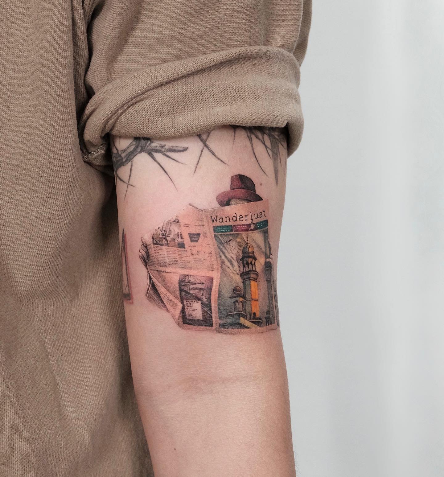 newspaper tattoo ideas by di.recycle