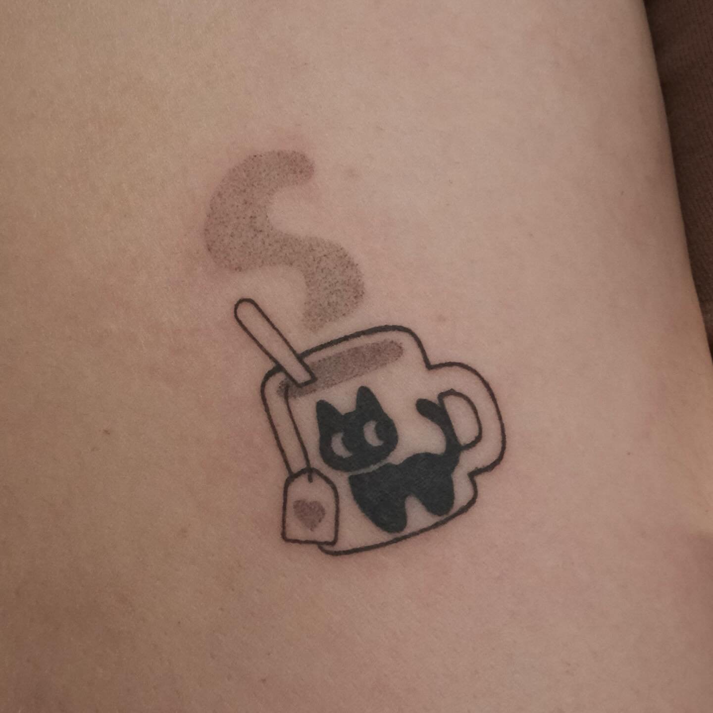 Cute black inked tattoos by citruslucy.ink