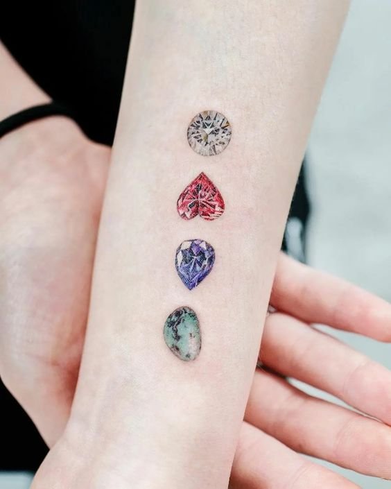 Cute stone tattoo ideas