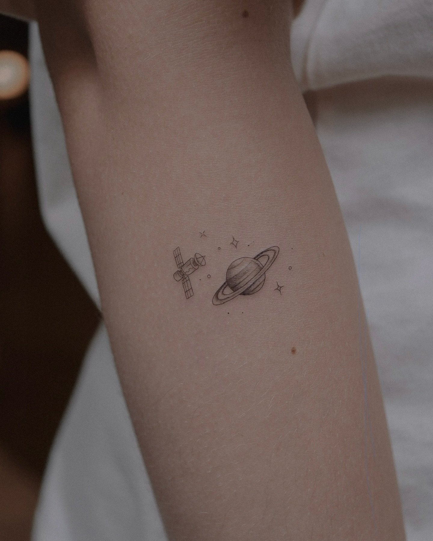 Minimal tattoos by keyatattoo