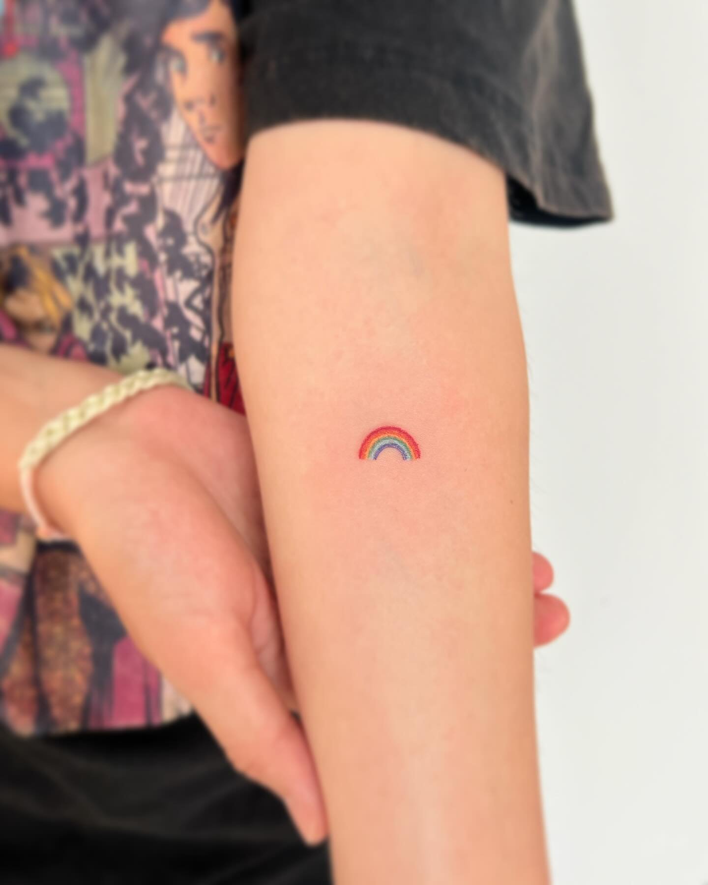 Rainbow on the forearm by anaidpatru